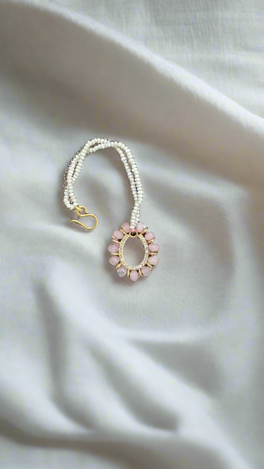 Fairy Dust Pink Mang tikka