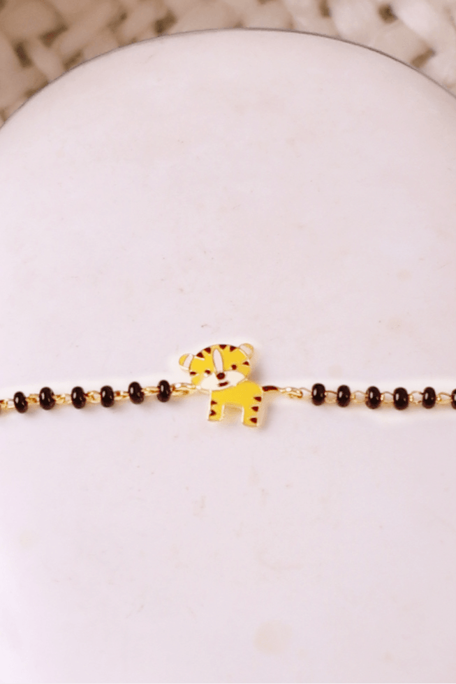 The Tiger Nazariya for babies — BIS Hallmarked evil eye nazariya, by Rajasi Jindal