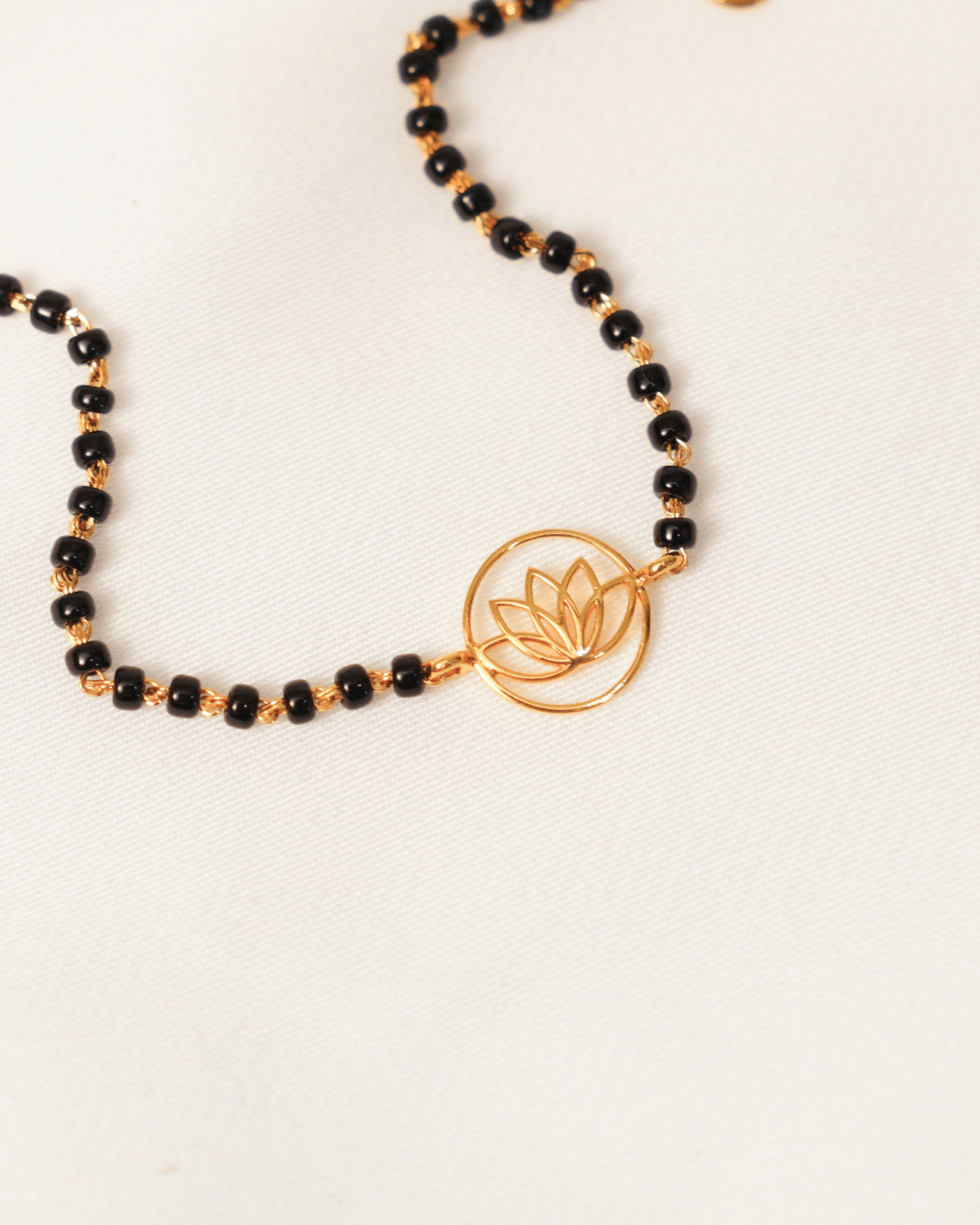 Lotus Flower Nazariya for babies — BIS Hallmarked evil eye nazariya, by Rajasi Jindal