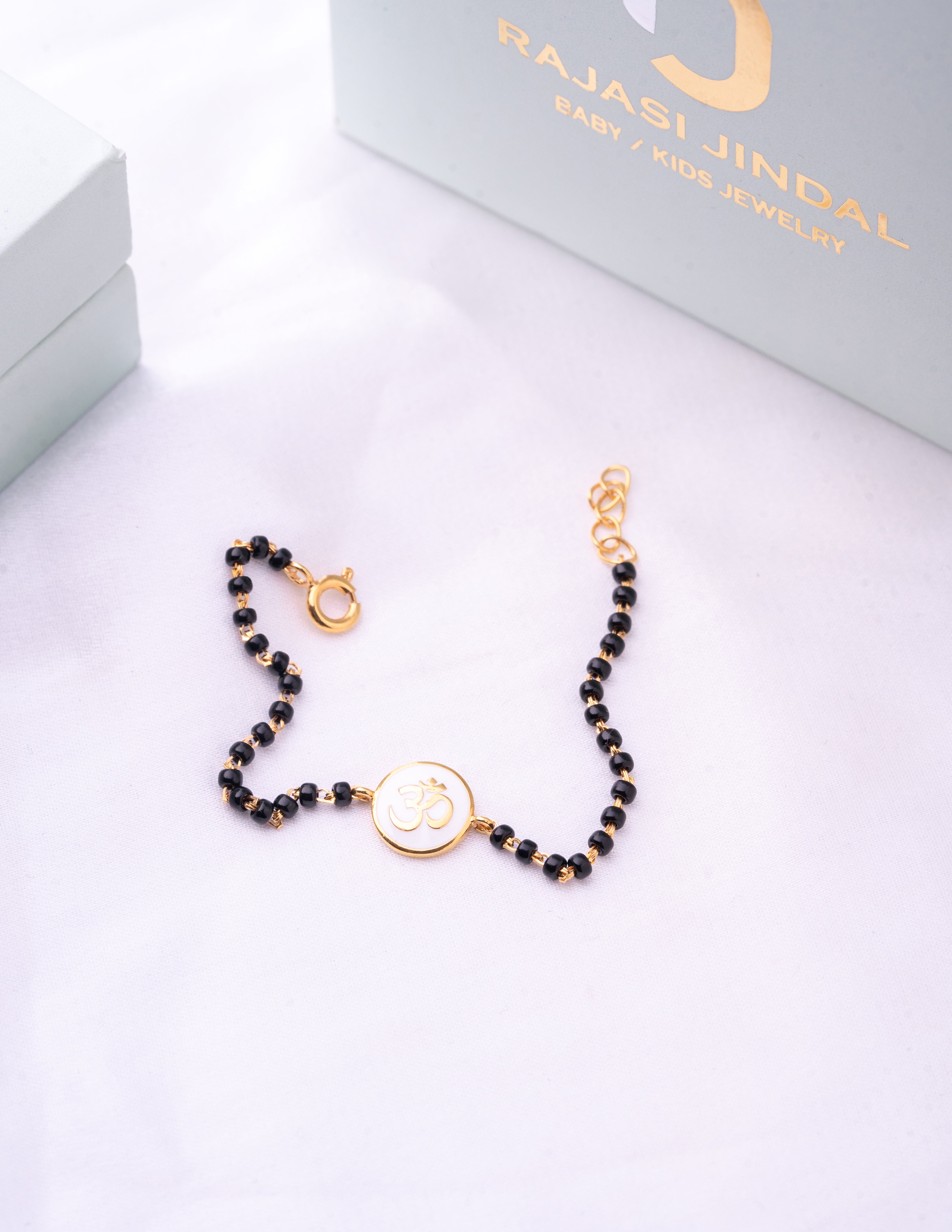 OM Nazariya for babies — BIS Hallmarked evil eye nazariya, by Rajasi Jindal
