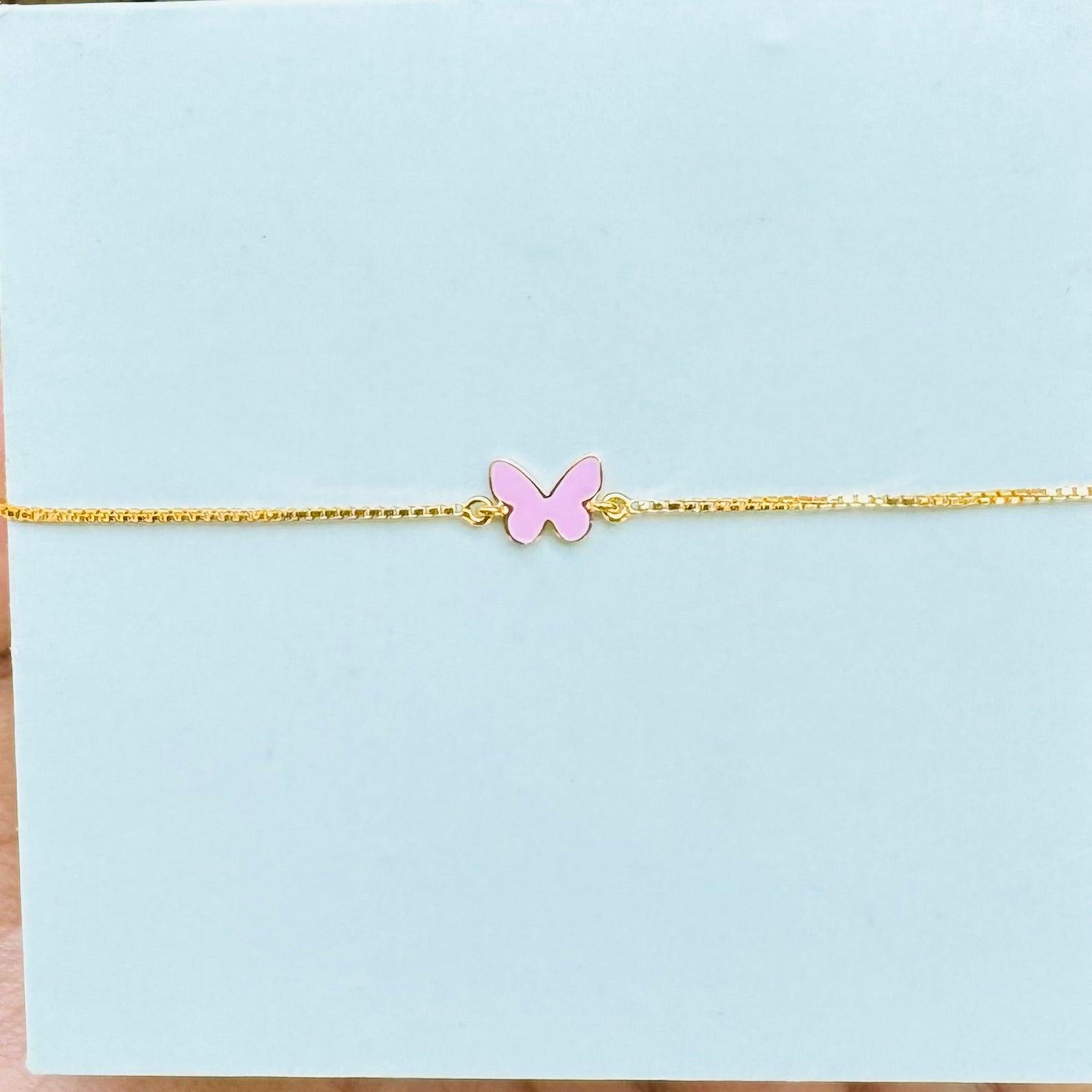Blush Butterfly Bracelet
