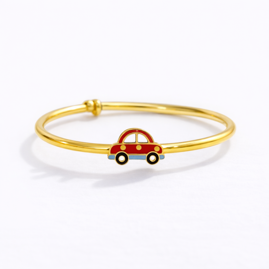 Car Adjustable Bangle for babies and kids — BIS Hallmarked, by Rajasi Jindal