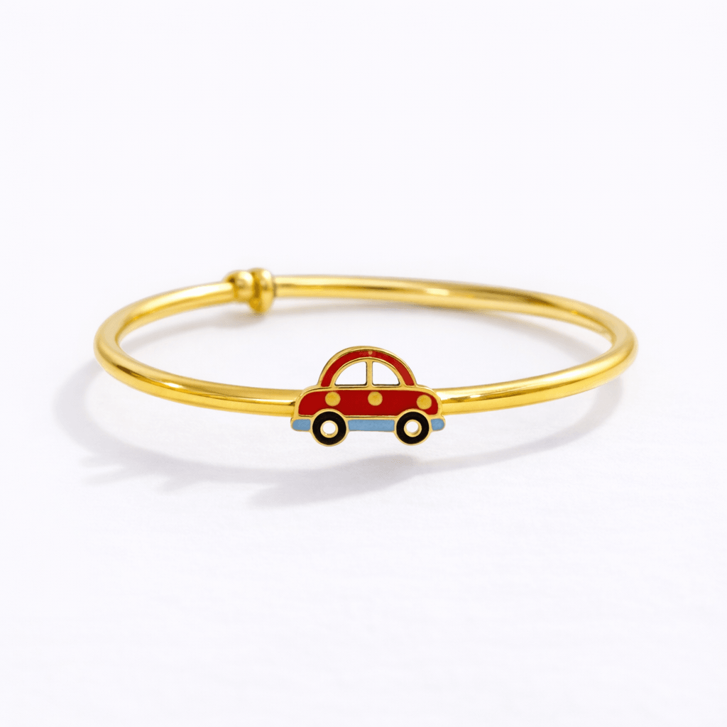 Car Adjustable Bangle for babies and kids — BIS Hallmarked, by Rajasi Jindal