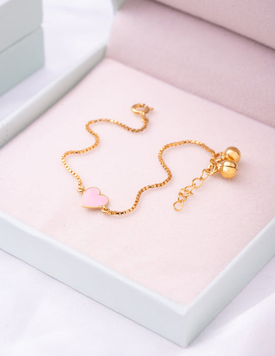 Heart Silver Payal PAIR