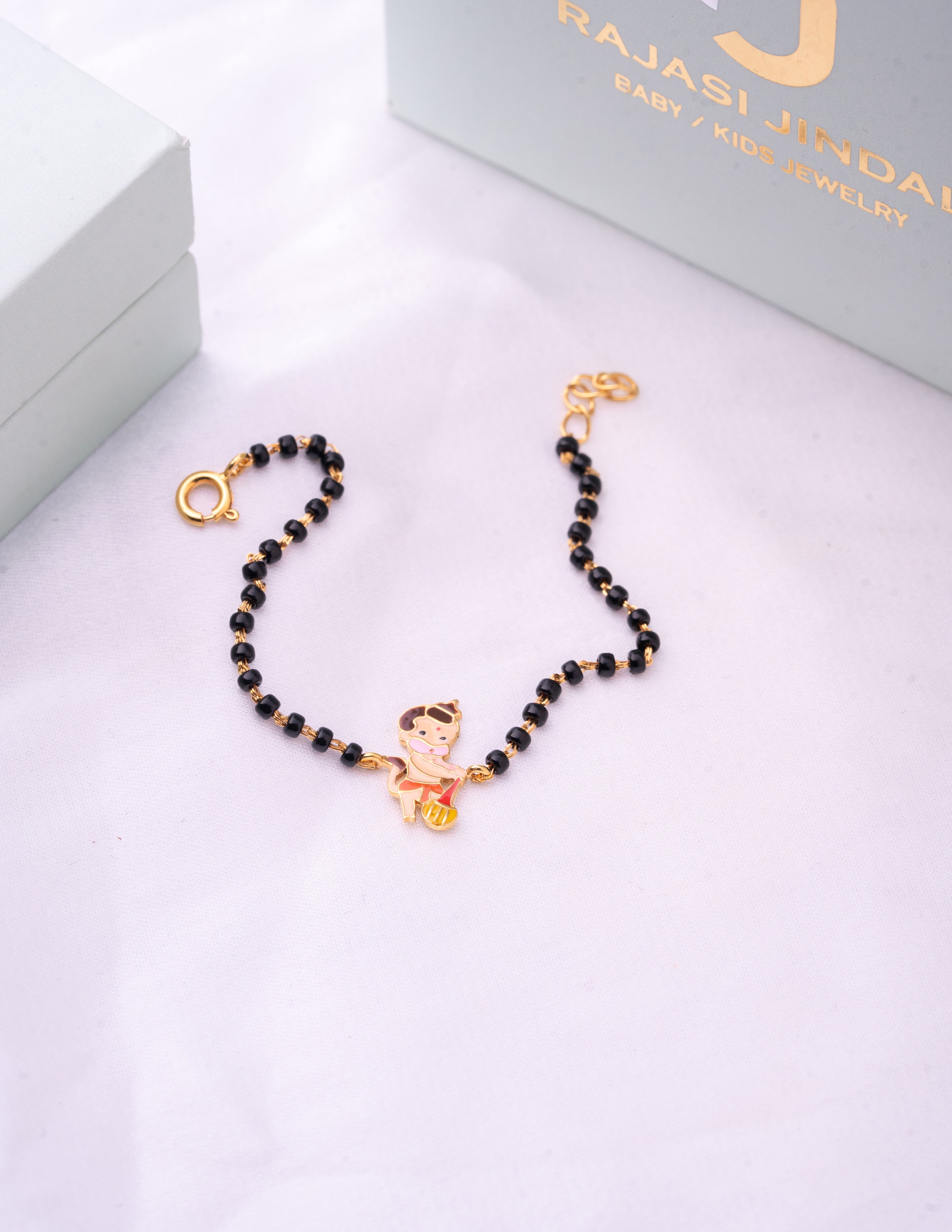 Bal Hanuman Nazariya for babies — BIS Hallmarked evil eye nazariya, by Rajasi Jindal