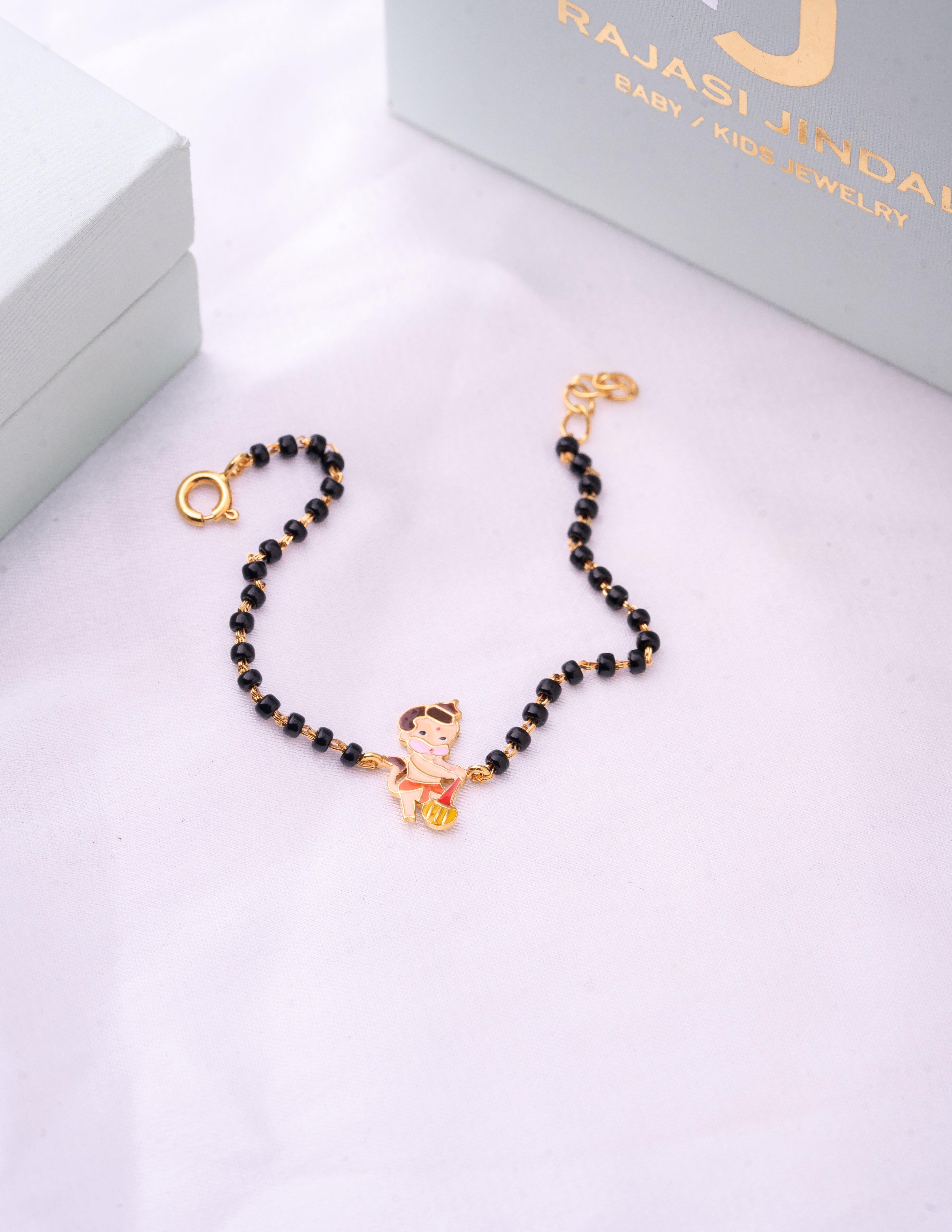 Bal Hanuman Nazariya for babies — BIS Hallmarked evil eye nazariya, by Rajasi Jindal