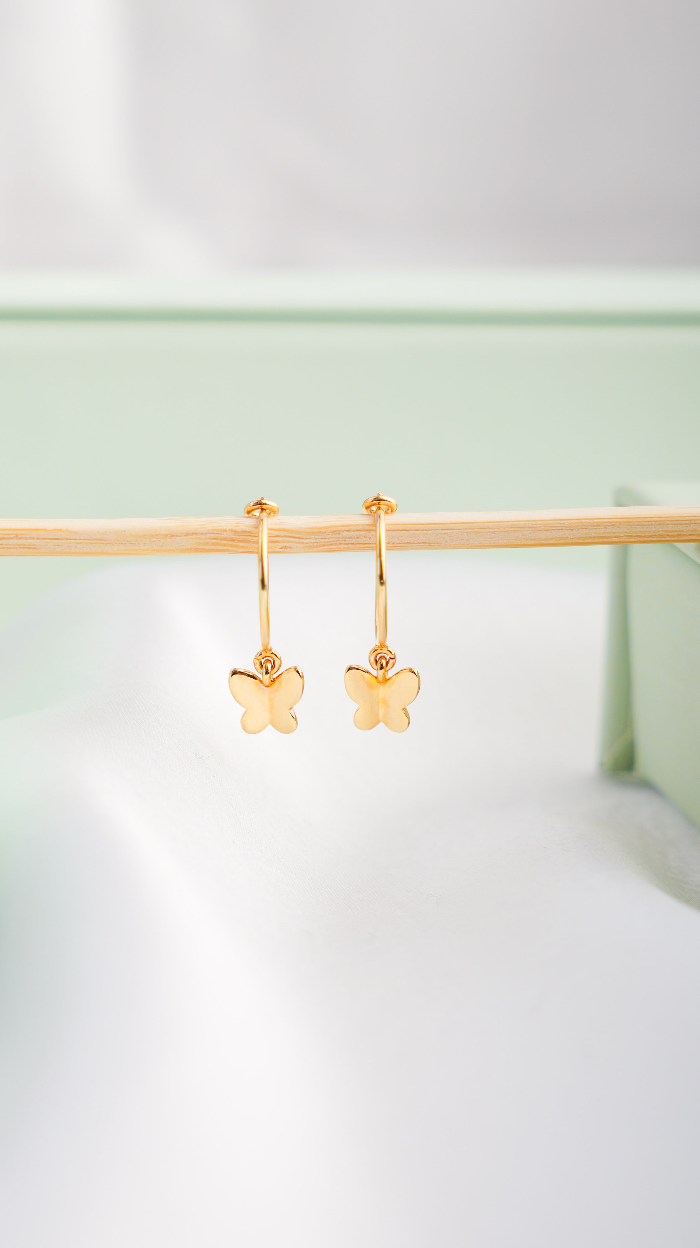 Butterfly Bali Earrings for babies and kids — BIS Hallmarked, by Rajasi Jindal
