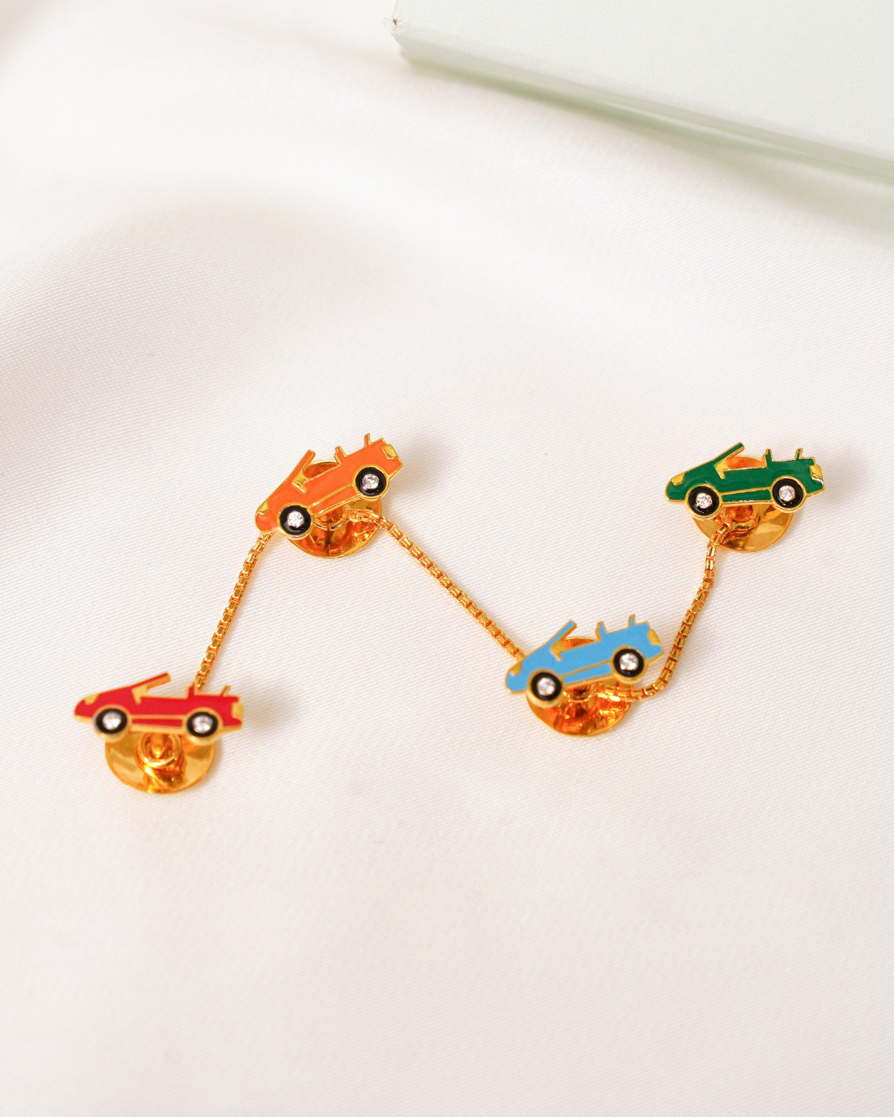 Car Collection Cufflinks and Kurta Buttons for kids — by Rajasi Jindal