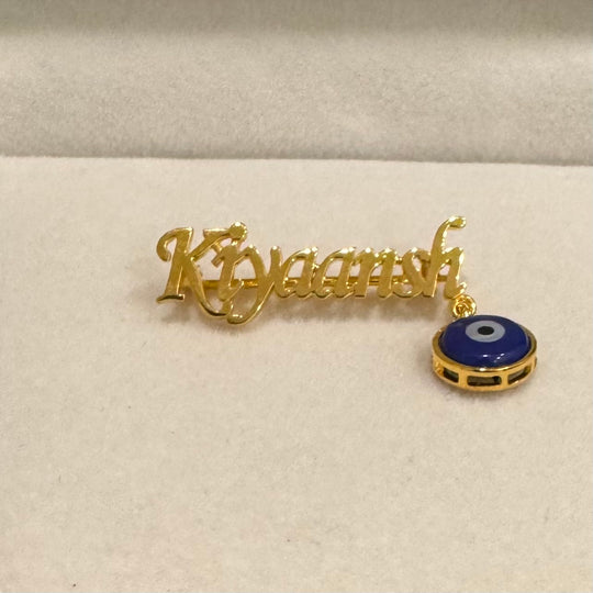 Name Evil eye Brooch / Lapel Pin