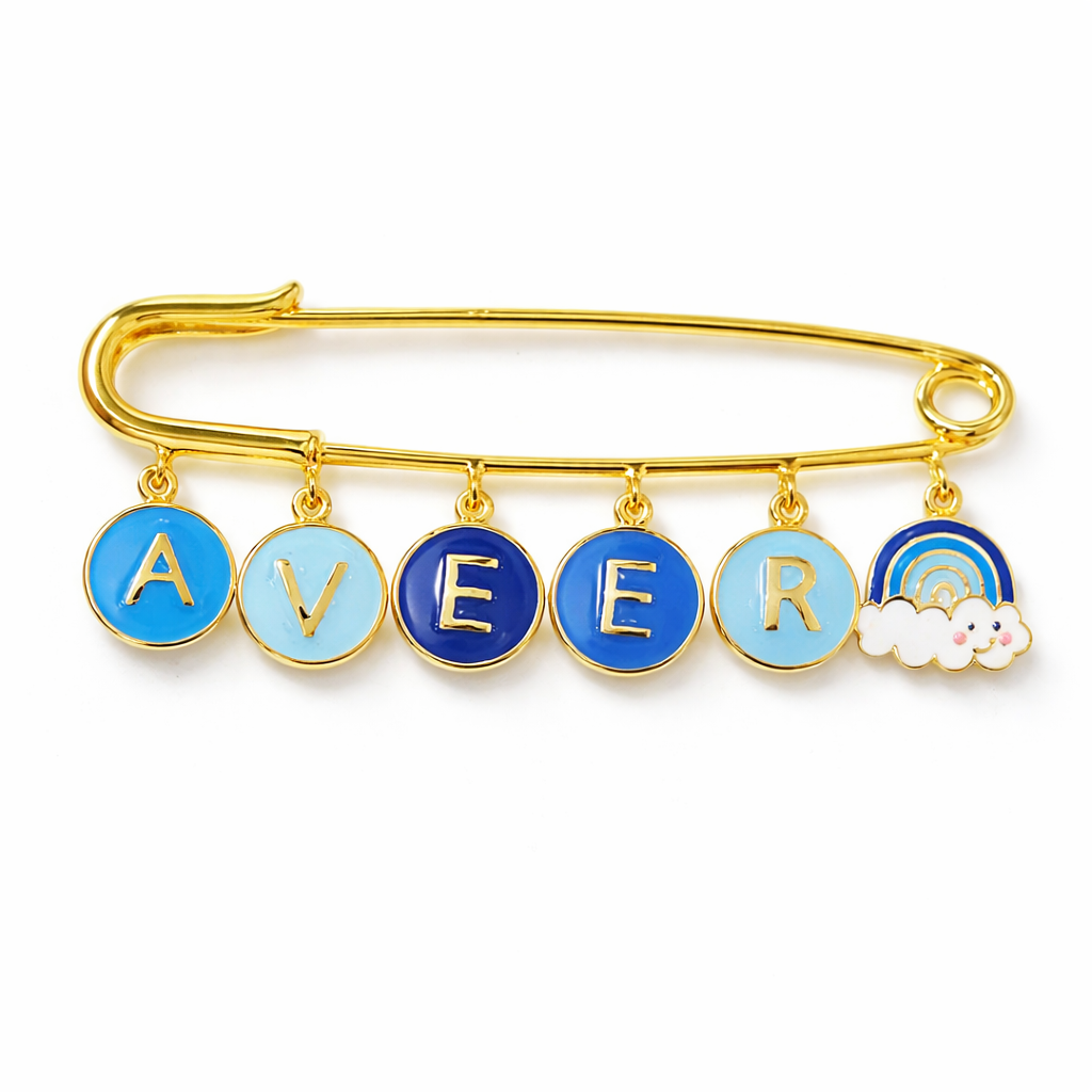 Name Lapel Pin for kids — by Rajasi Jindal