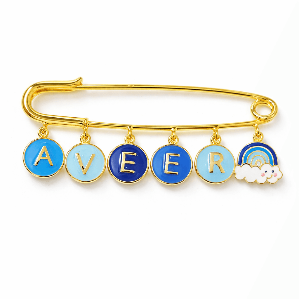 Name Lapel Pin for kids — by Rajasi Jindal