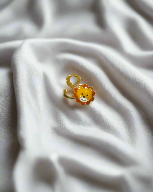 Initial animal Brooch / Lapel Pin