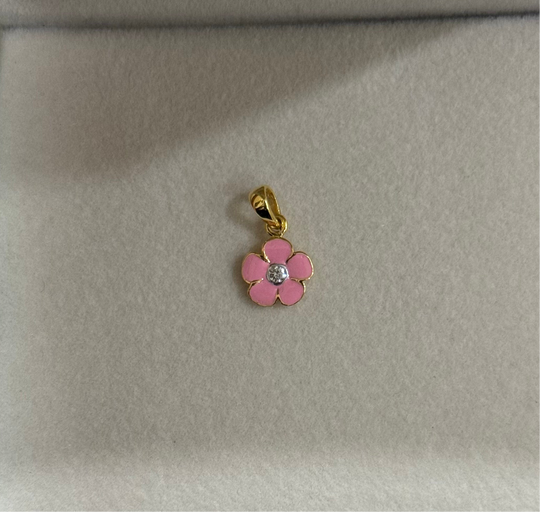 Flower Diamond Pendant