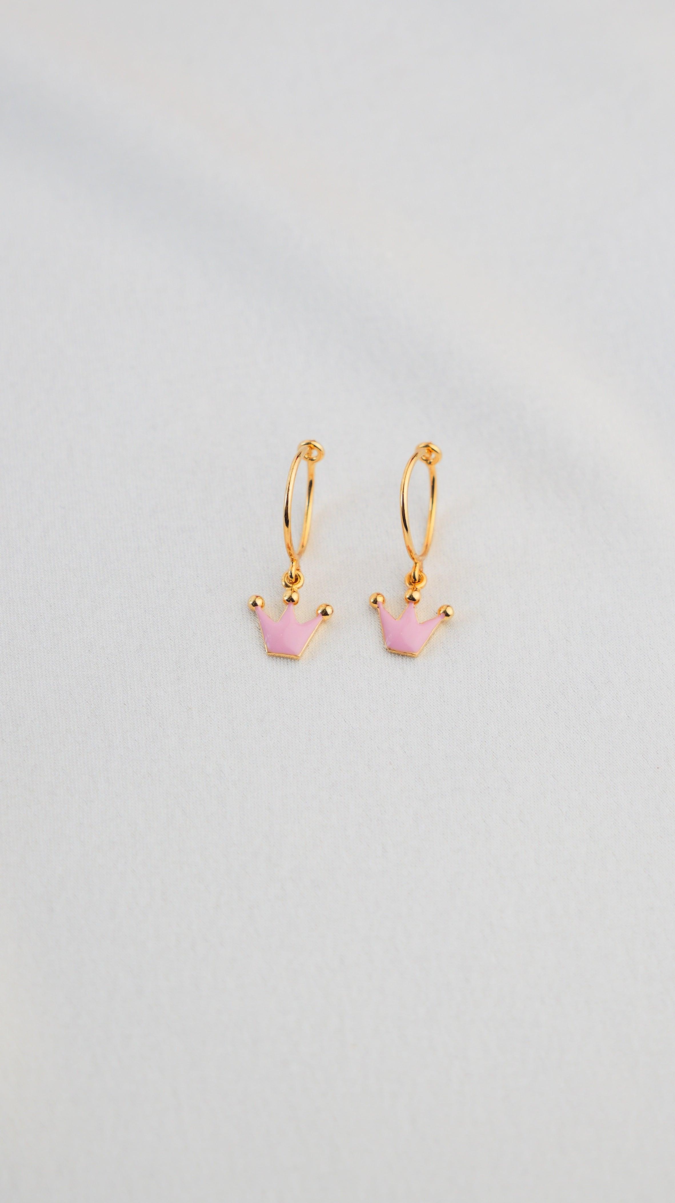 Crown Bali Earrings for babies and kids — BIS Hallmarked, by Rajasi Jindal