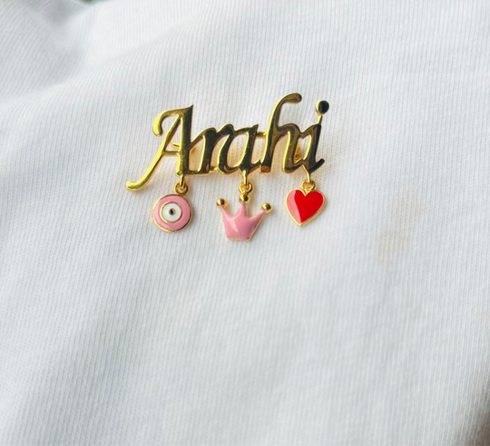 Name princess Brooch / Lapel Pin