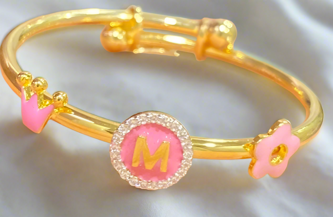 Hey Girl Silver Adjustable  Bangle