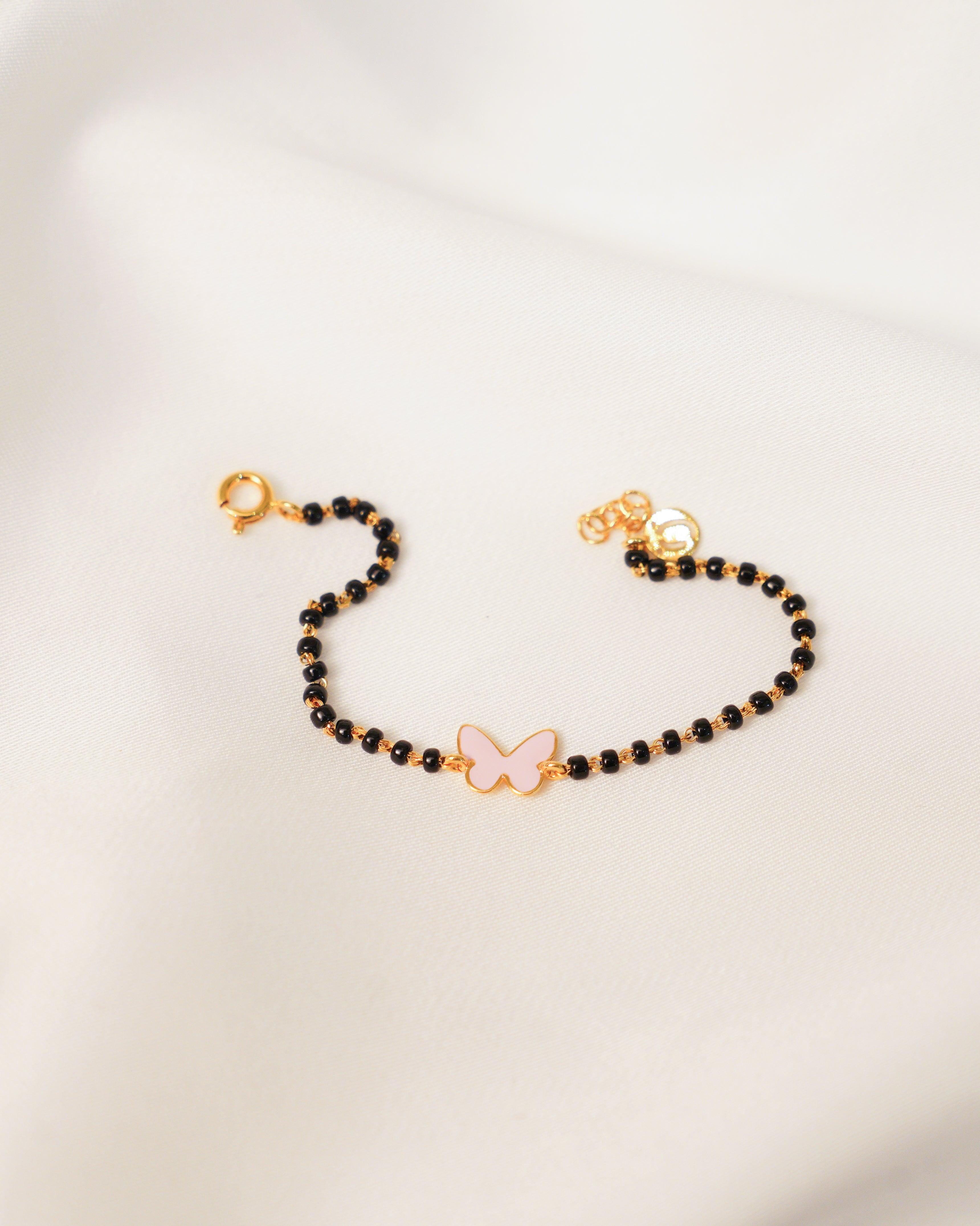 Butterfly Nazariya for babies — BIS Hallmarked evil eye nazariya, by Rajasi Jindal