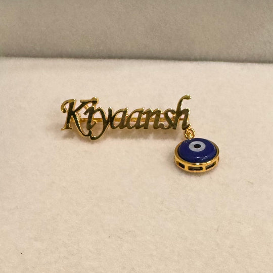 Name Evil eye Brooch / Lapel Pin