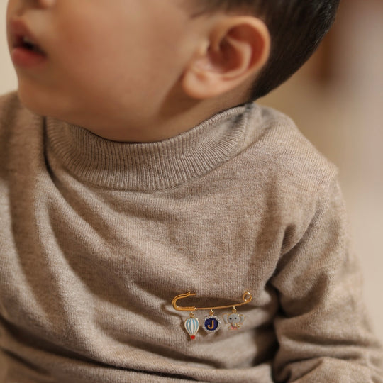 Fly High Blue Lapel Pin