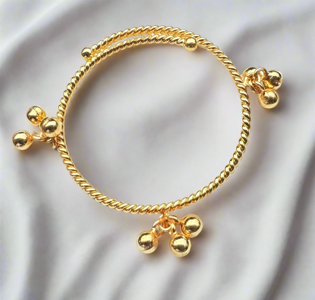 Chime Silver Adjustable Bangle