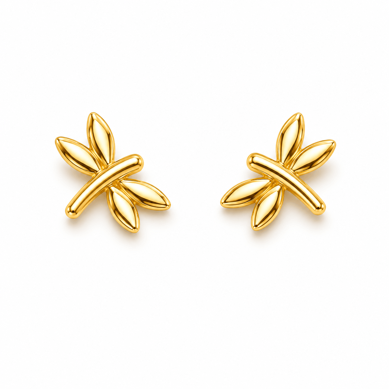 Dragonfly Gold Earrings