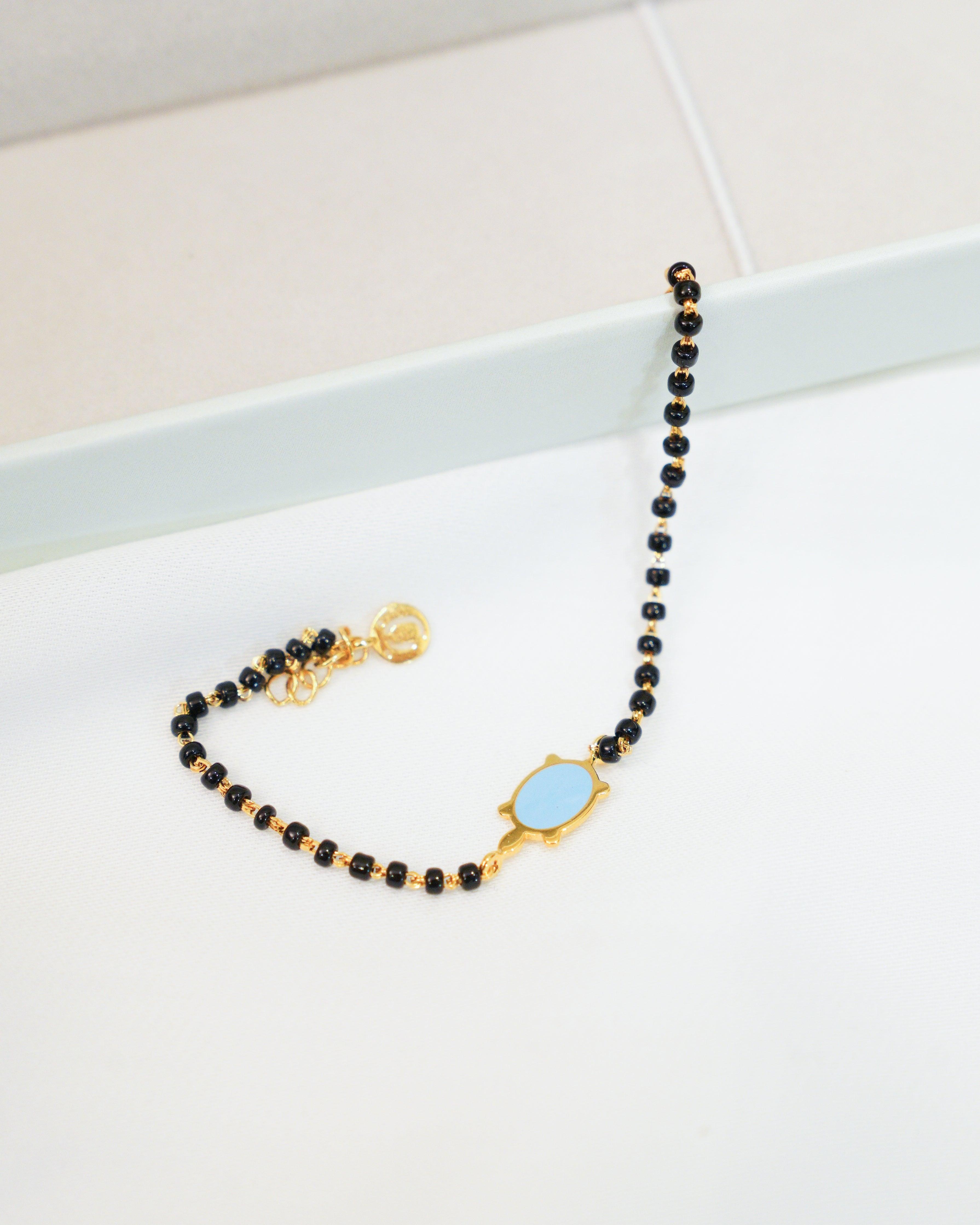 Tortoise Nazariya for babies — BIS Hallmarked evil eye nazariya, by Rajasi Jindal