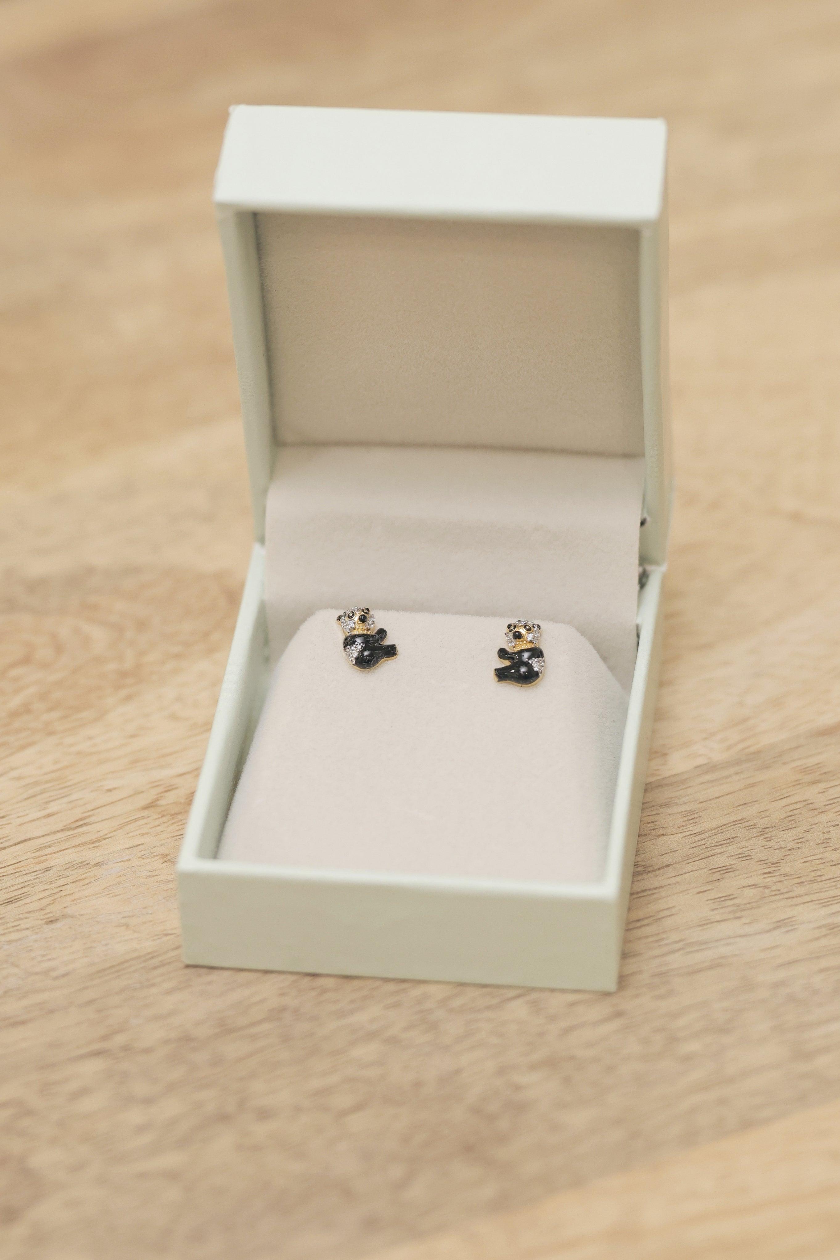 Bear Earrings for babies and kids — BIS Hallmarked, by Rajasi Jindal