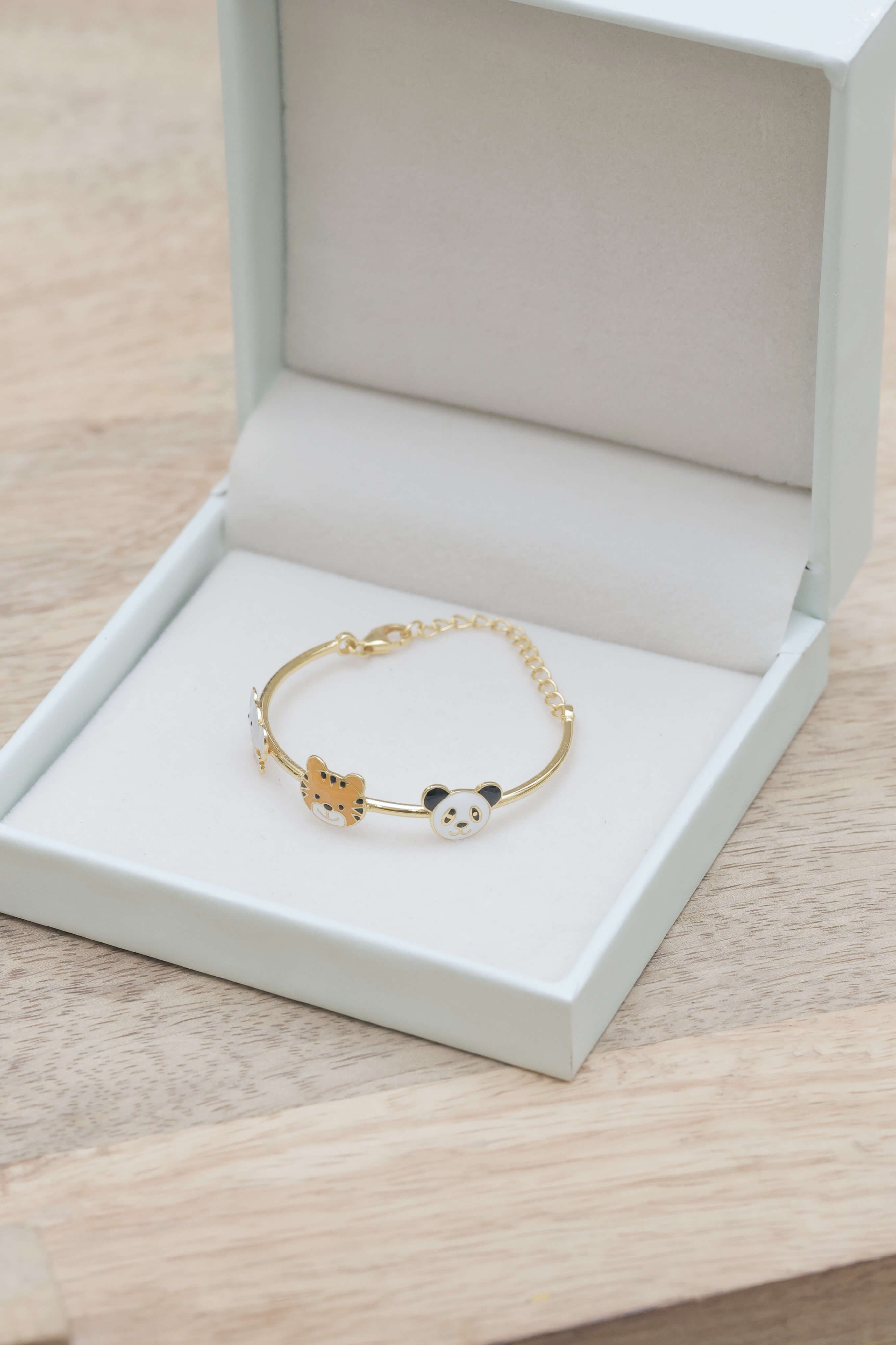 Elephant Tiger Panda Adjustable Bangle
