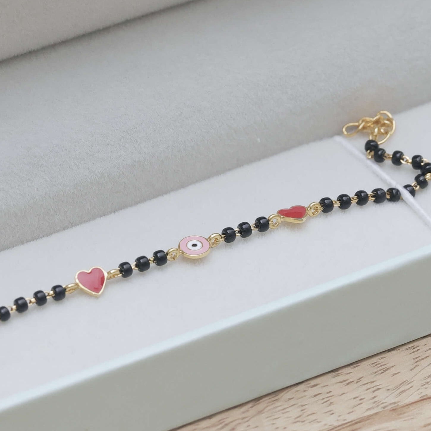 Heart Evil Eye Nazariya for babies — BIS Hallmarked evil eye nazariya, by Rajasi Jindal