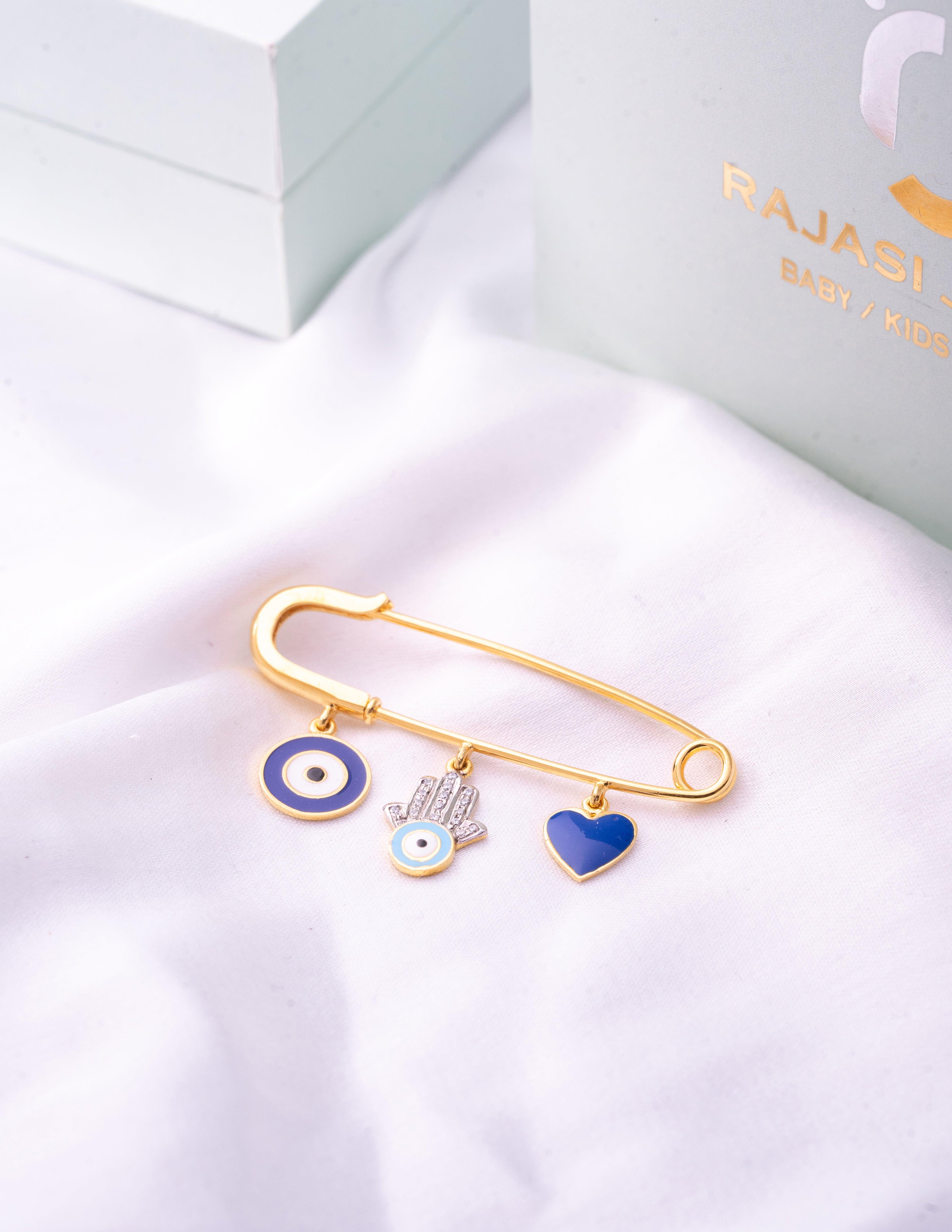 Evil Eye Lapel Pin for kids — by Rajasi Jindal