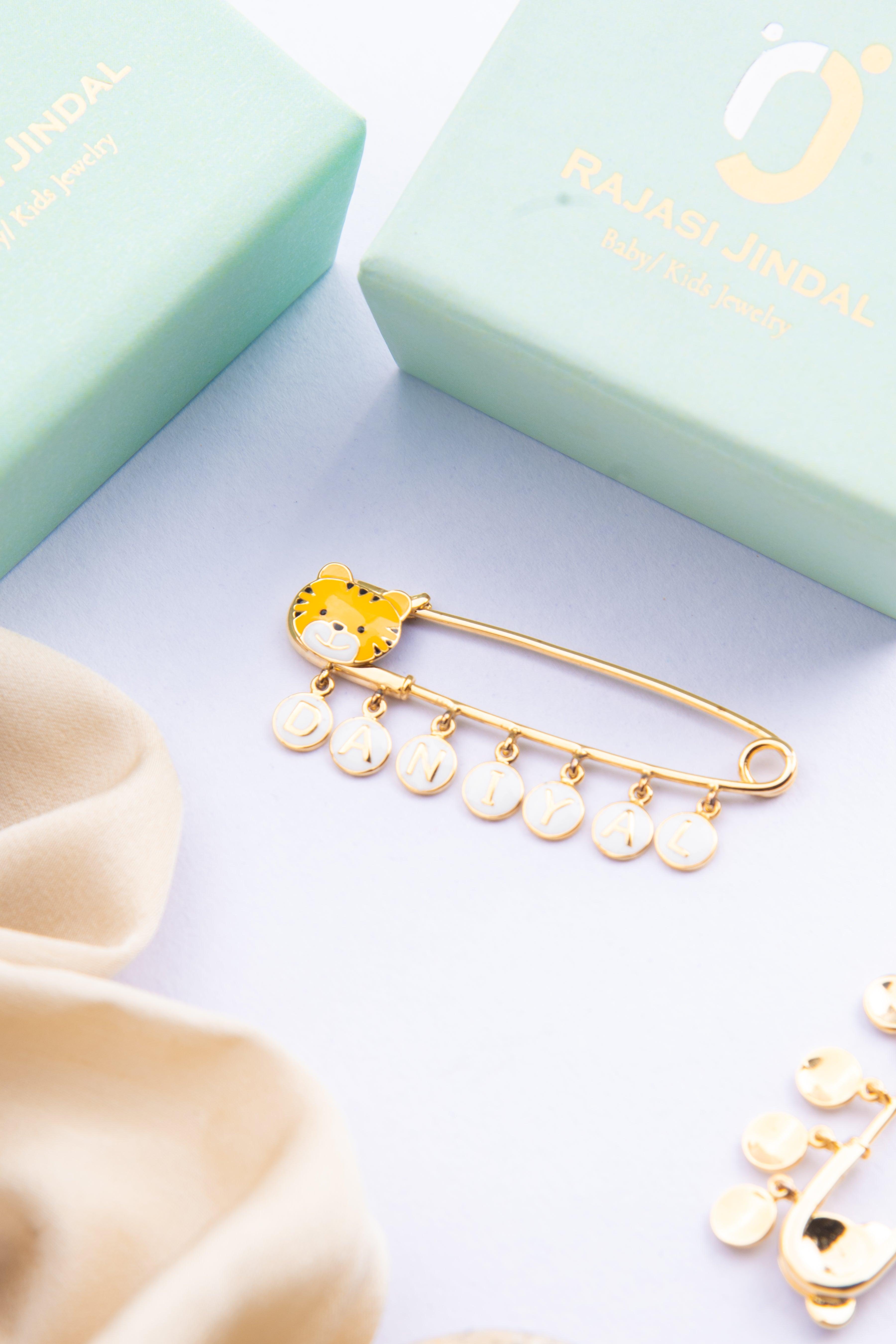 Lion Cub Name Lapel Pin for kids — by Rajasi Jindal