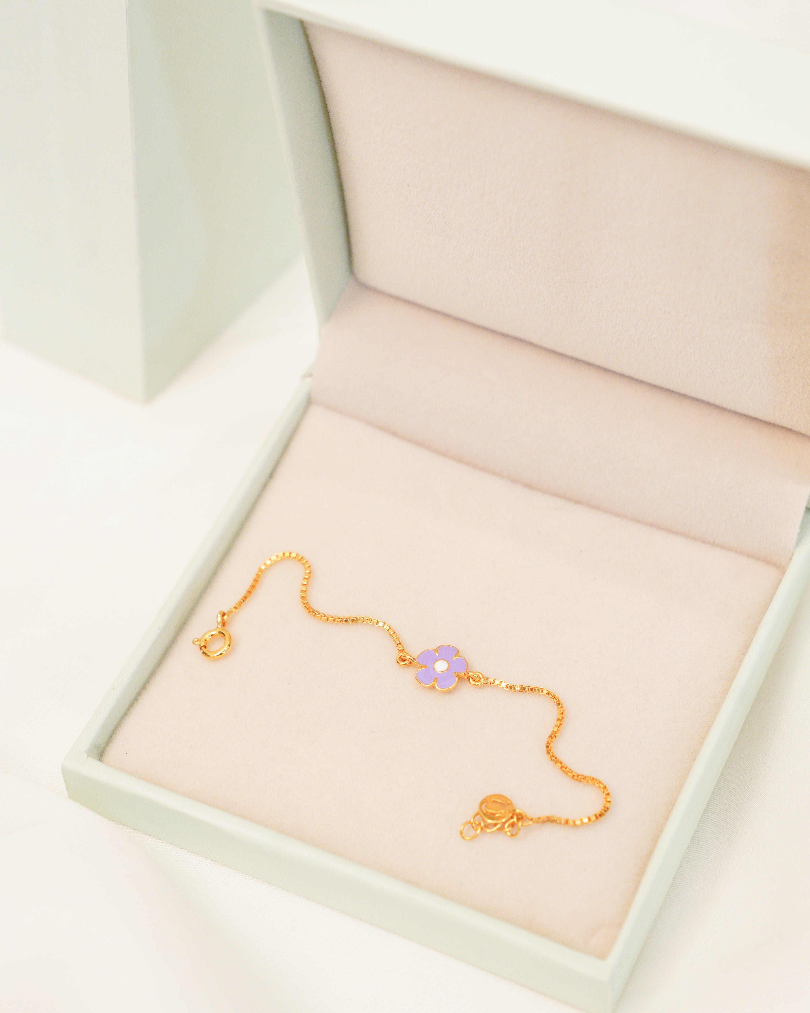 Lilac Flower Bracelet