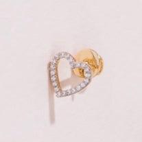 Heart Diamond Earrings