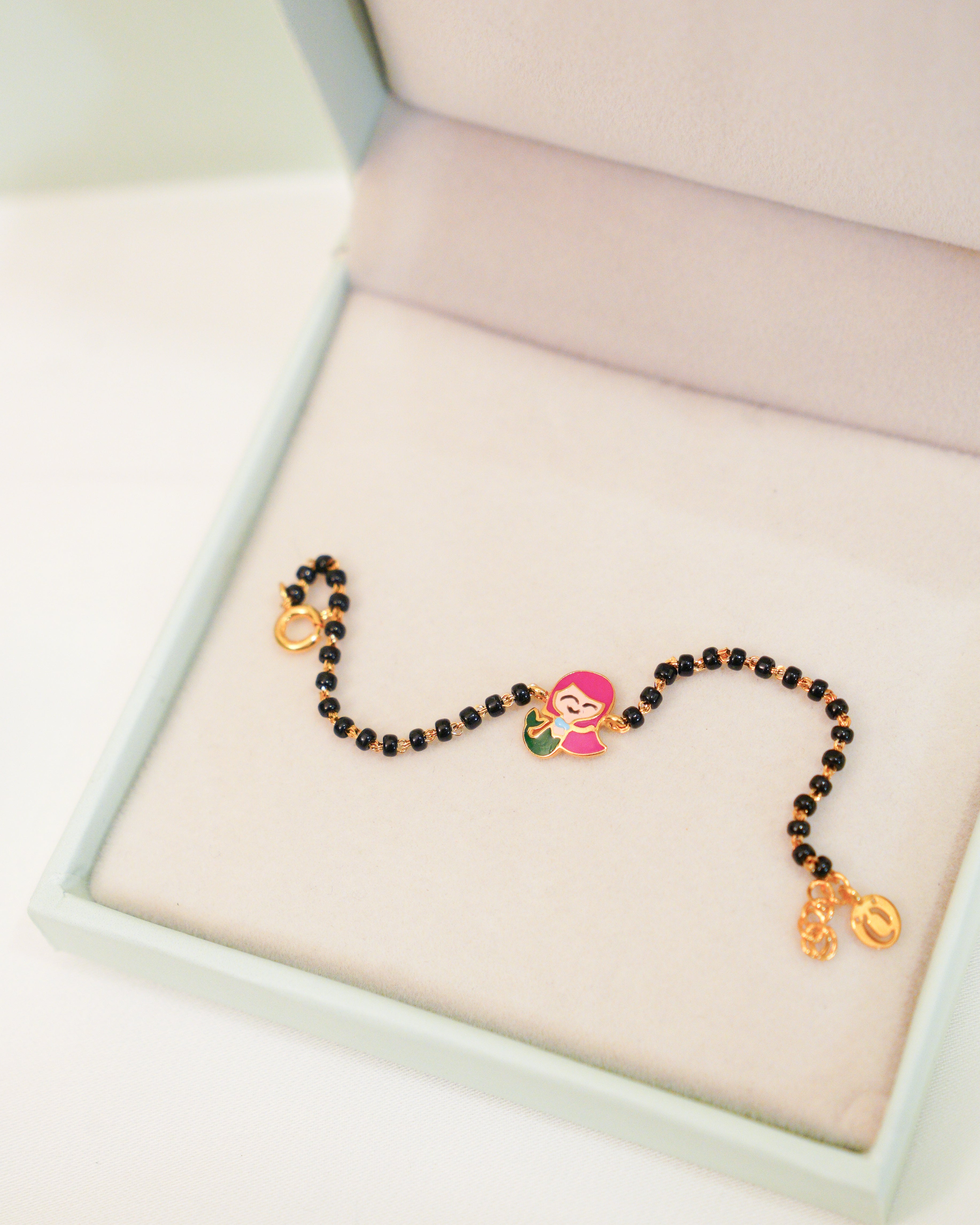 Mermaid Nazariya for babies — BIS Hallmarked evil eye nazariya, by Rajasi Jindal