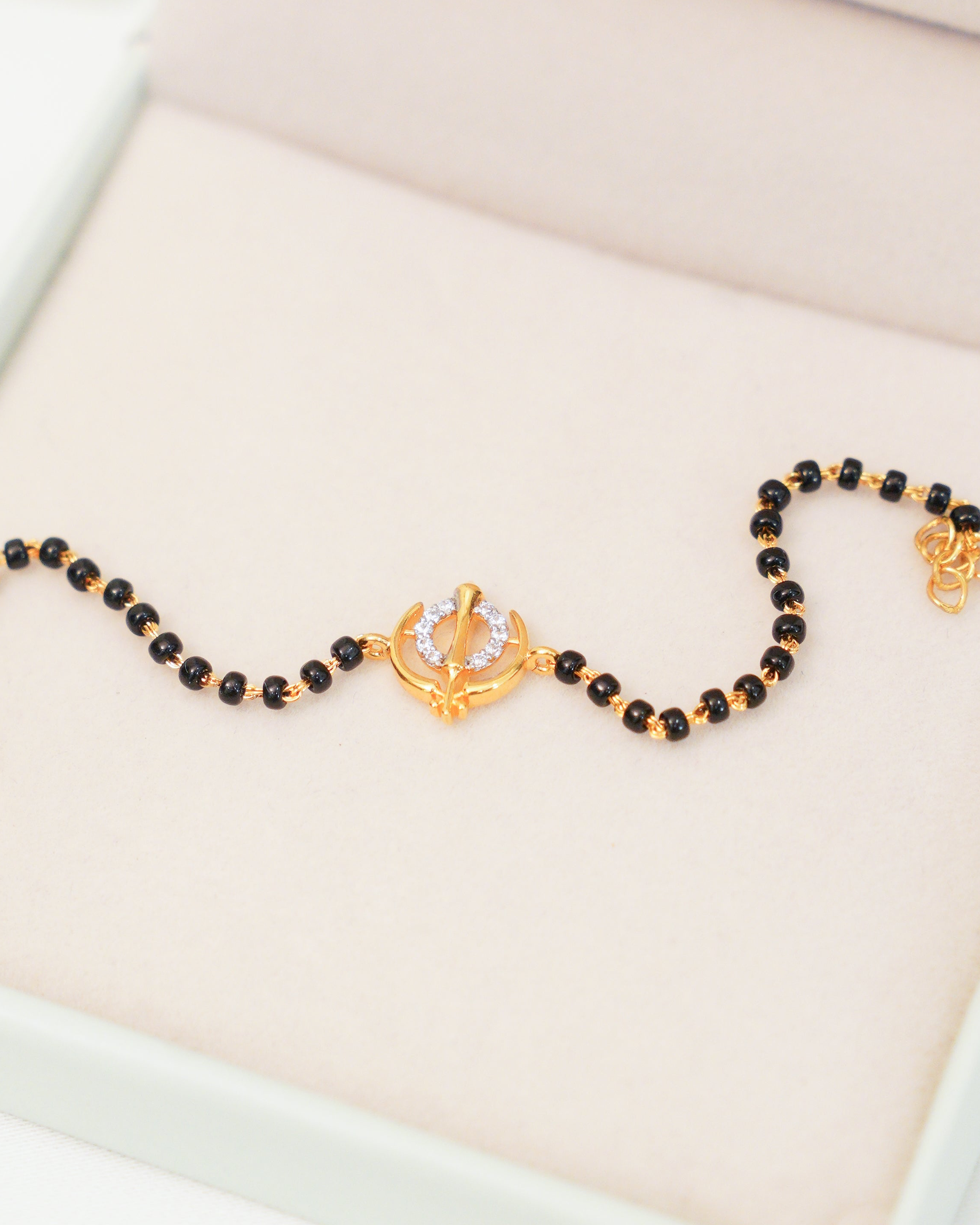 Nishan Sahib Nazariya for babies — BIS Hallmarked evil eye nazariya, by Rajasi Jindal