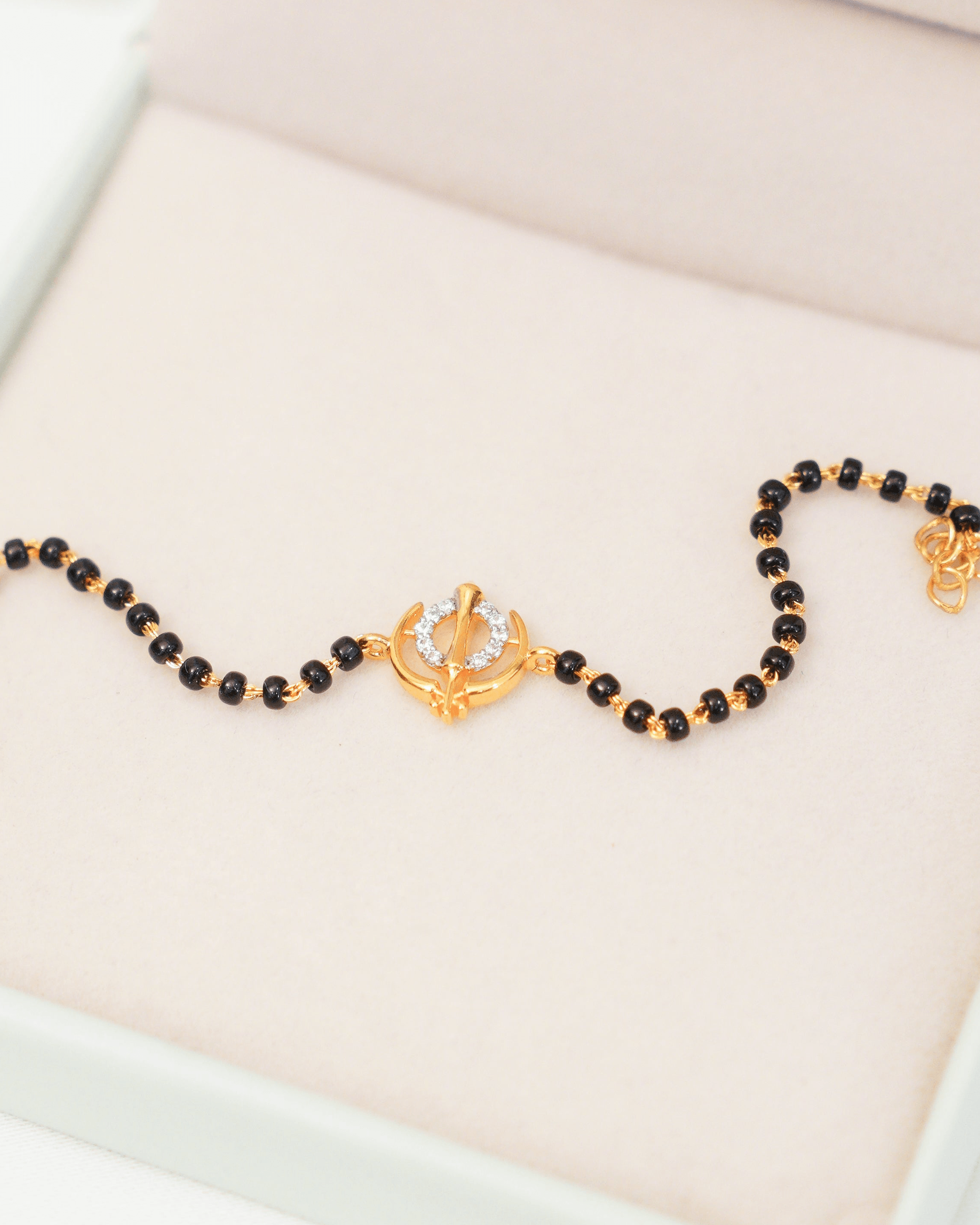 Nishan Sahib Nazariya for babies — BIS Hallmarked evil eye nazariya, by Rajasi Jindal