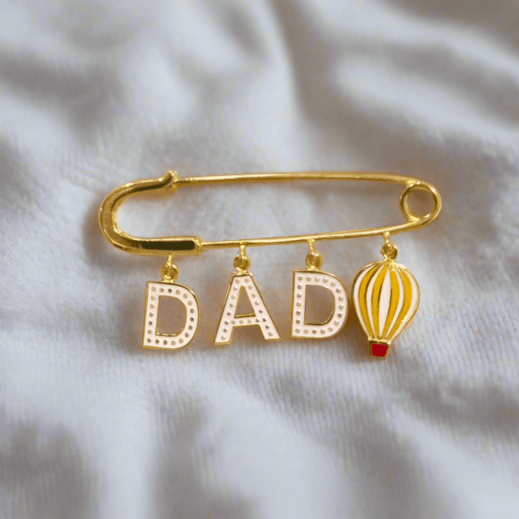 Dad Lapel Pin for kids — by Rajasi Jindal