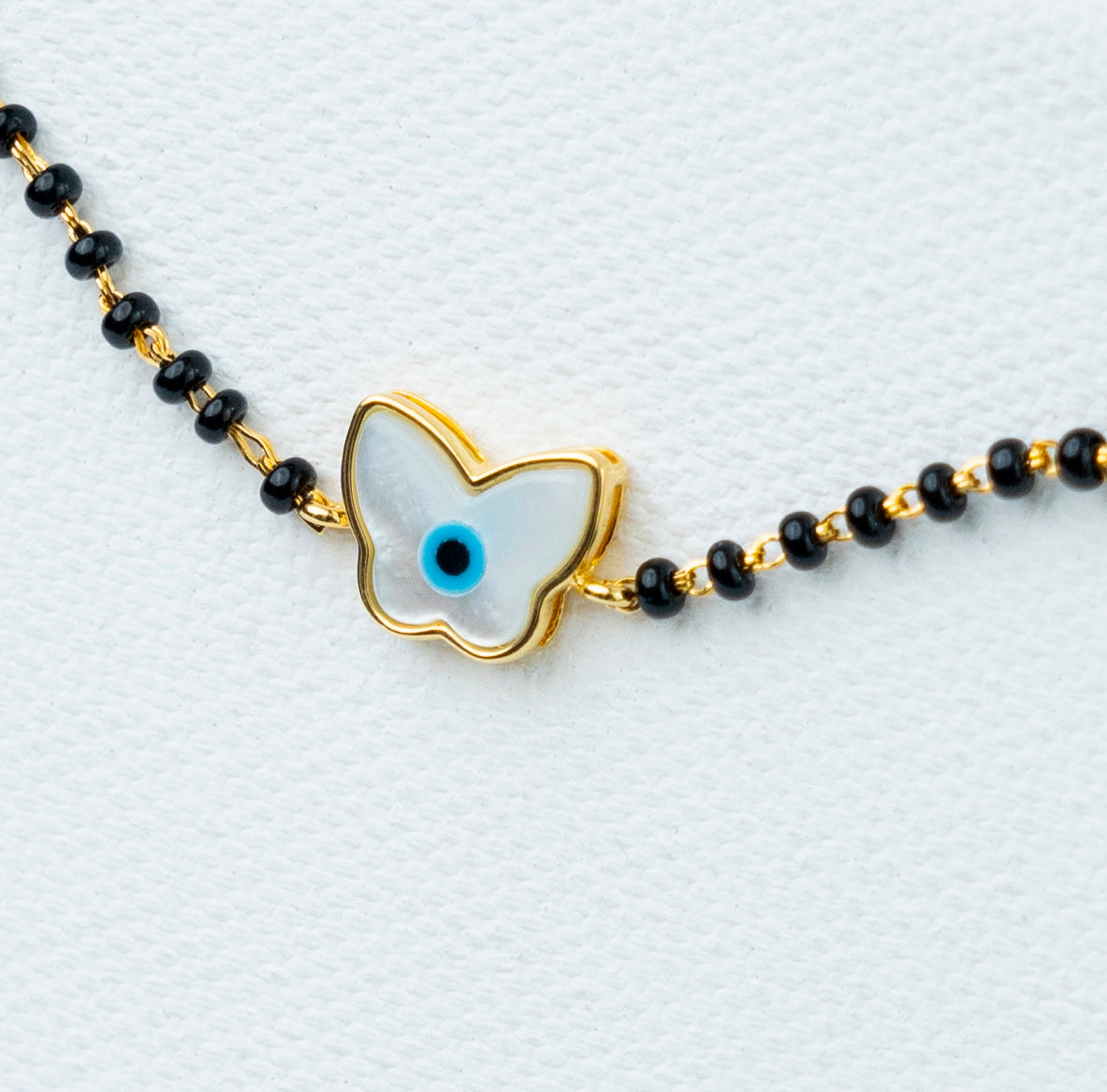 Butterfly Evil Eye Nazariya for babies — BIS Hallmarked evil eye nazariya, by Rajasi Jindal