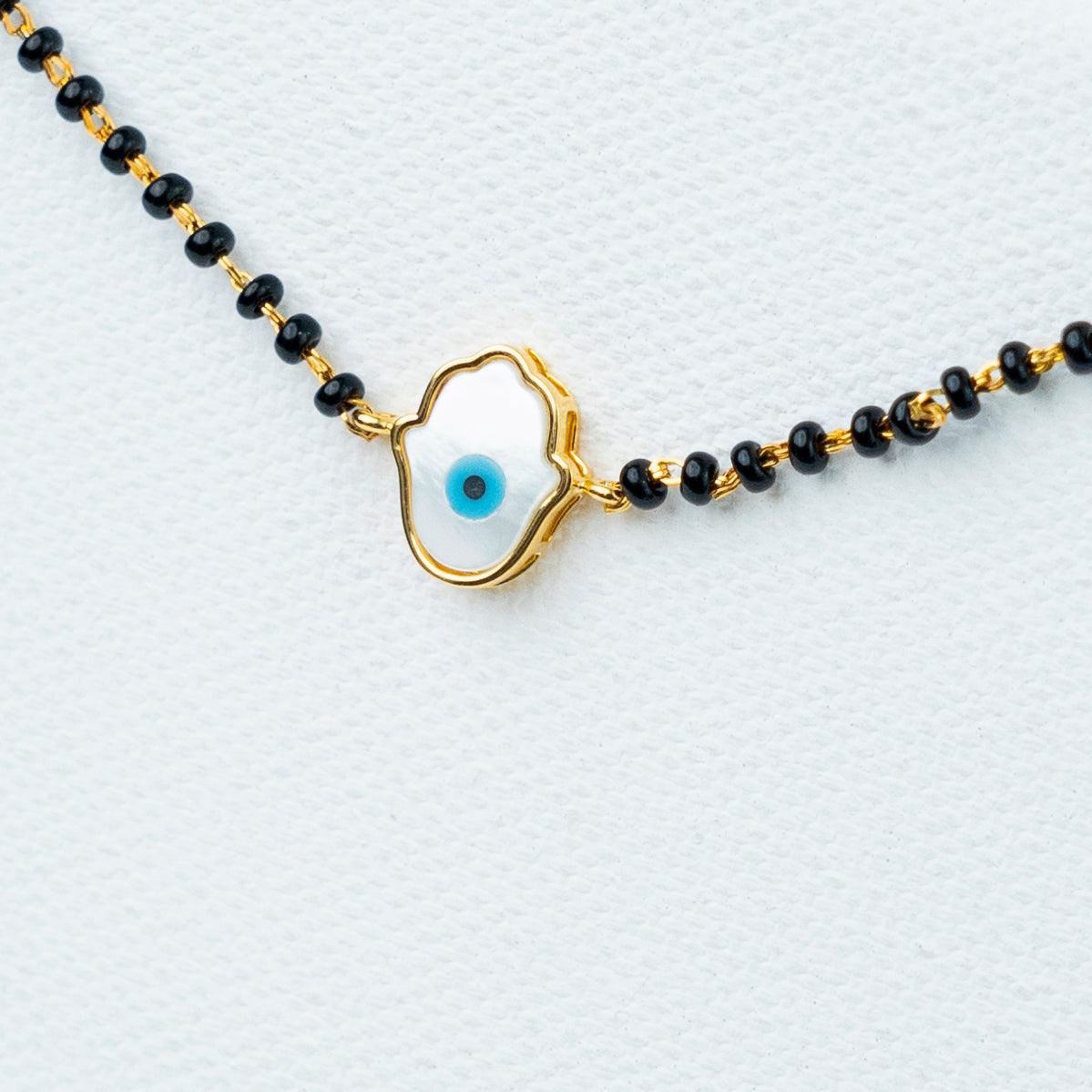 Hamsa Hand Evil Eye Nazariya for babies — BIS Hallmarked evil eye nazariya, by Rajasi Jindal