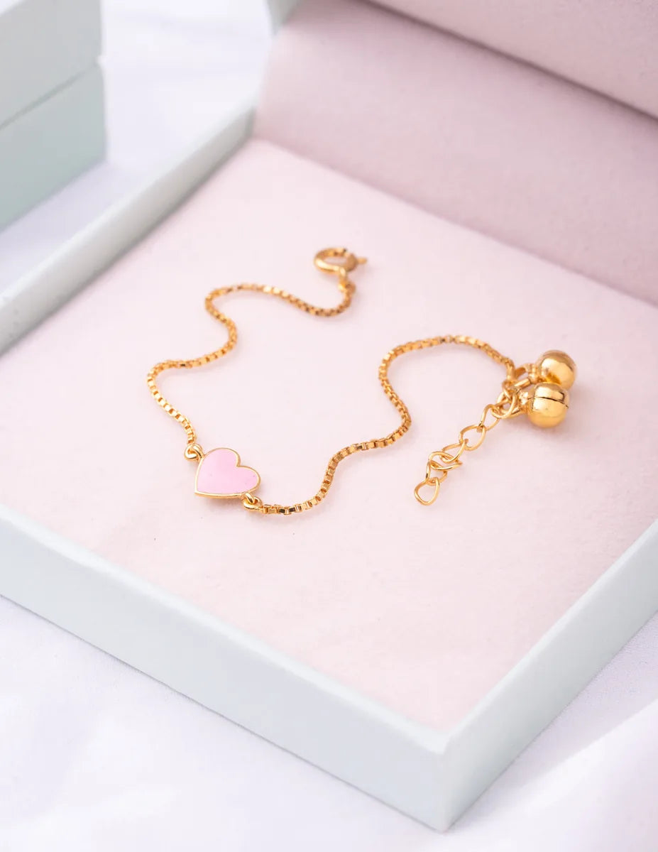 Heart Silver Payal pair for babies — BIS Hallmarked 925 silver anklets, by Rajasi Jindal