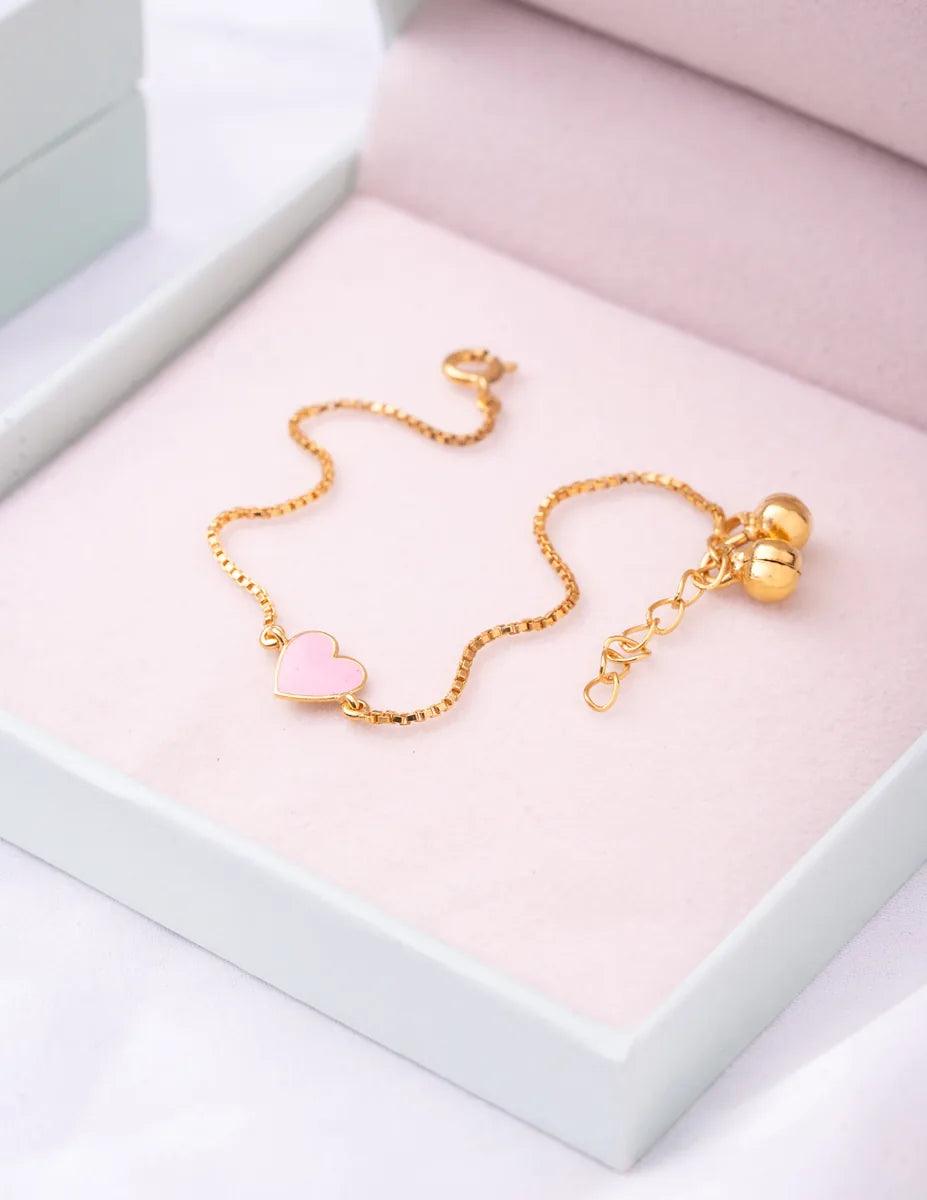 Heart Silver Payal pair for babies — BIS Hallmarked 925 silver anklets, by Rajasi Jindal