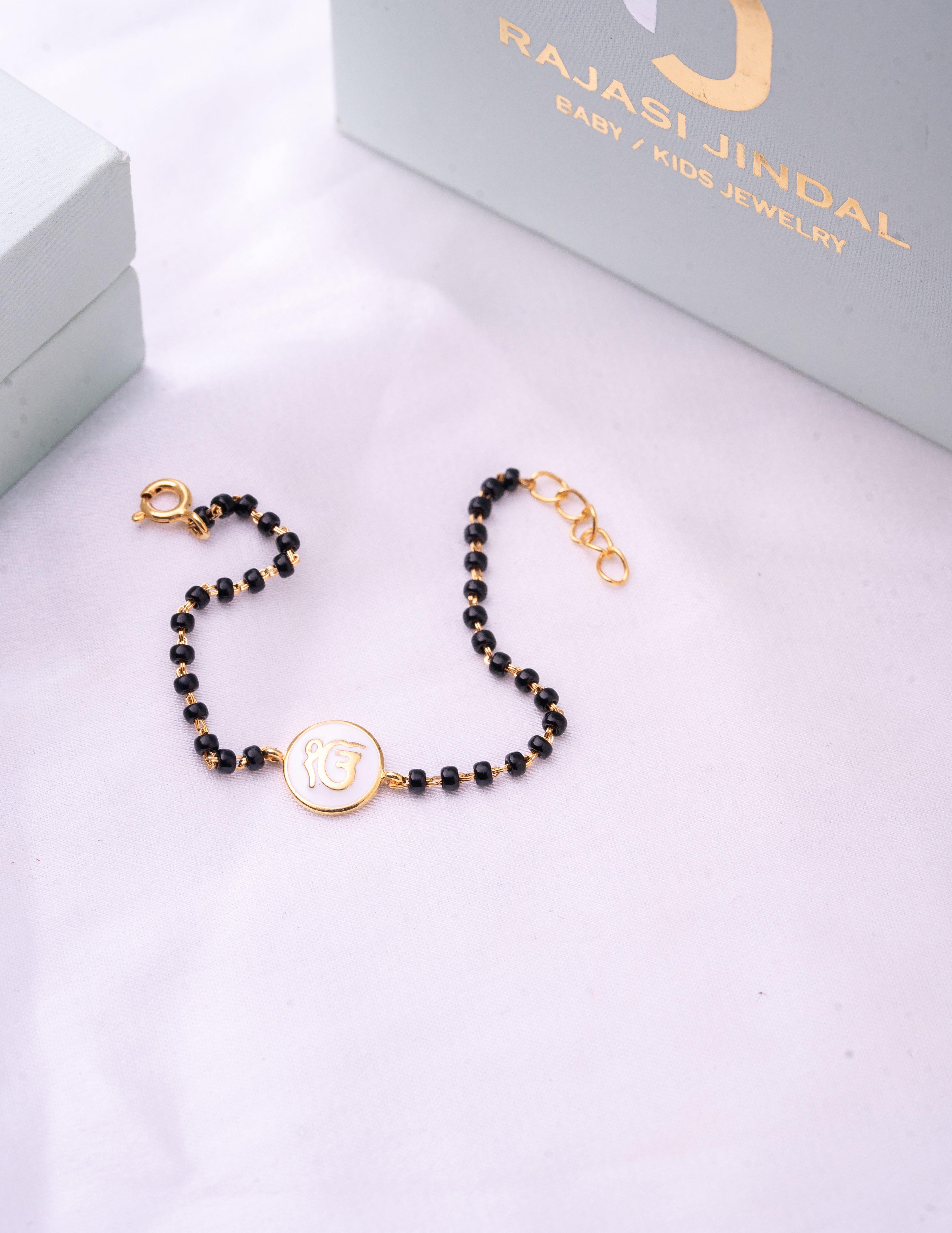 Ik Onkar Nazariya for babies — BIS Hallmarked evil eye nazariya, by Rajasi Jindal