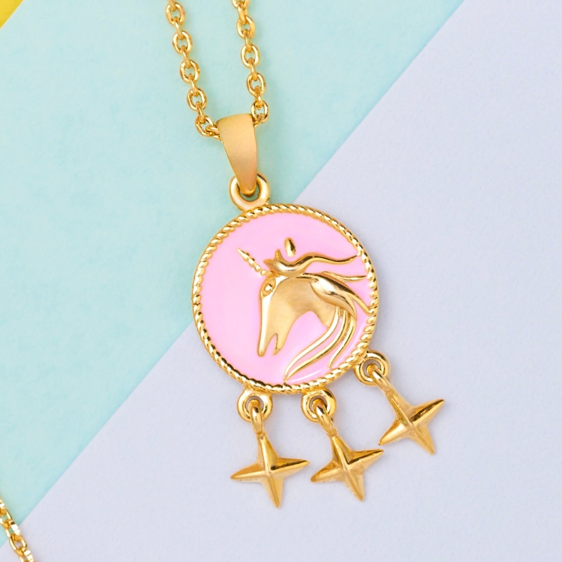 Pink Unicorn Silver Pendant for kids — BIS Hallmarked 925 silver, by Rajasi Jindal