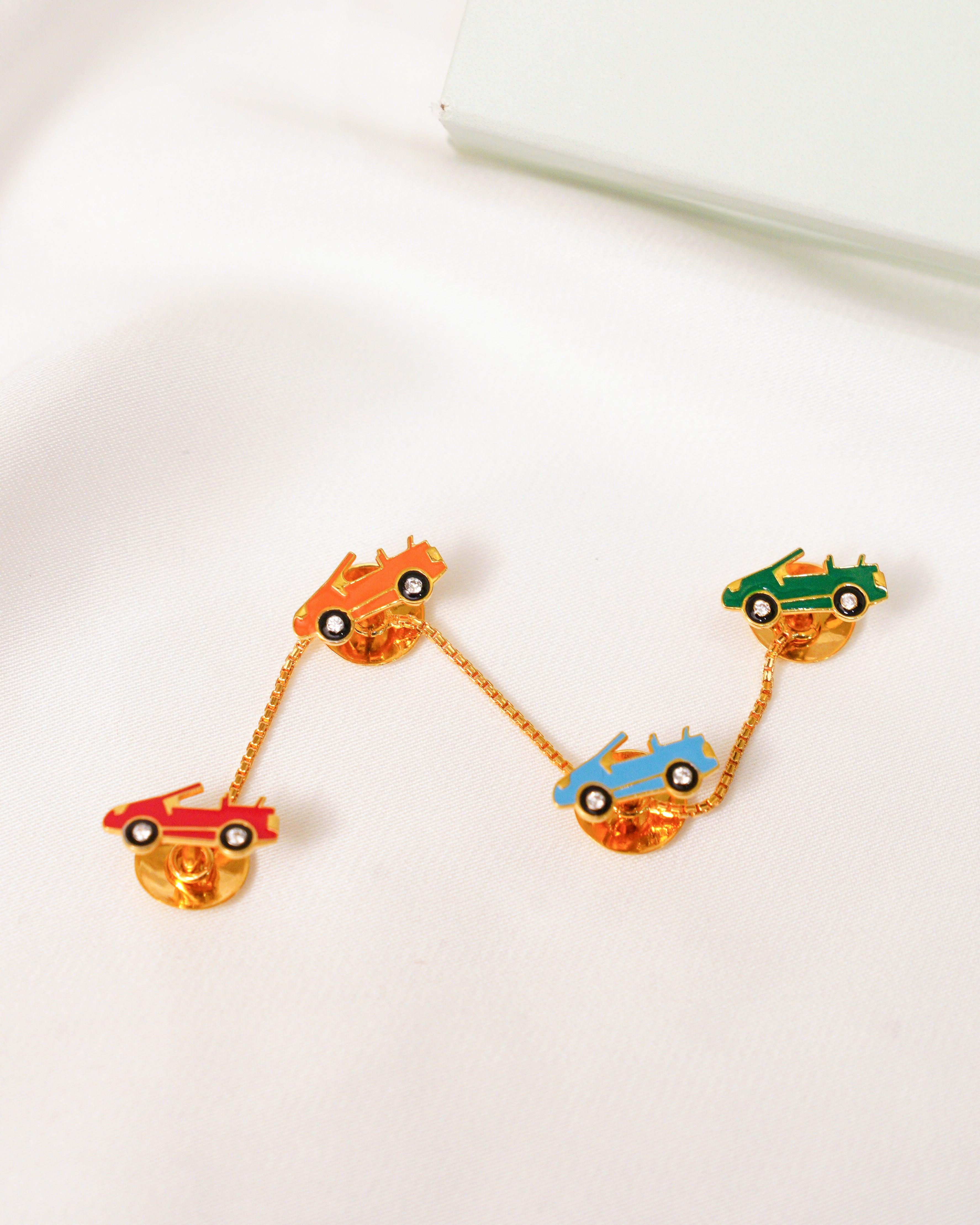 Car Collection Cufflinks / Kurta Buttons