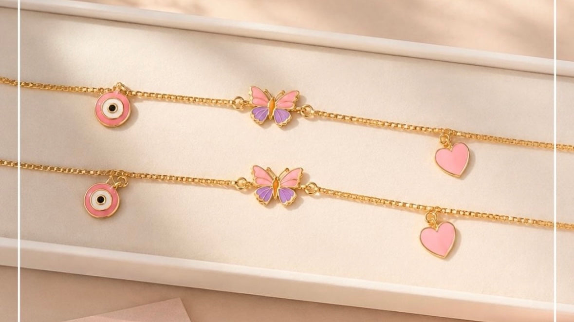 Delicate Silver Payal (PAIR)