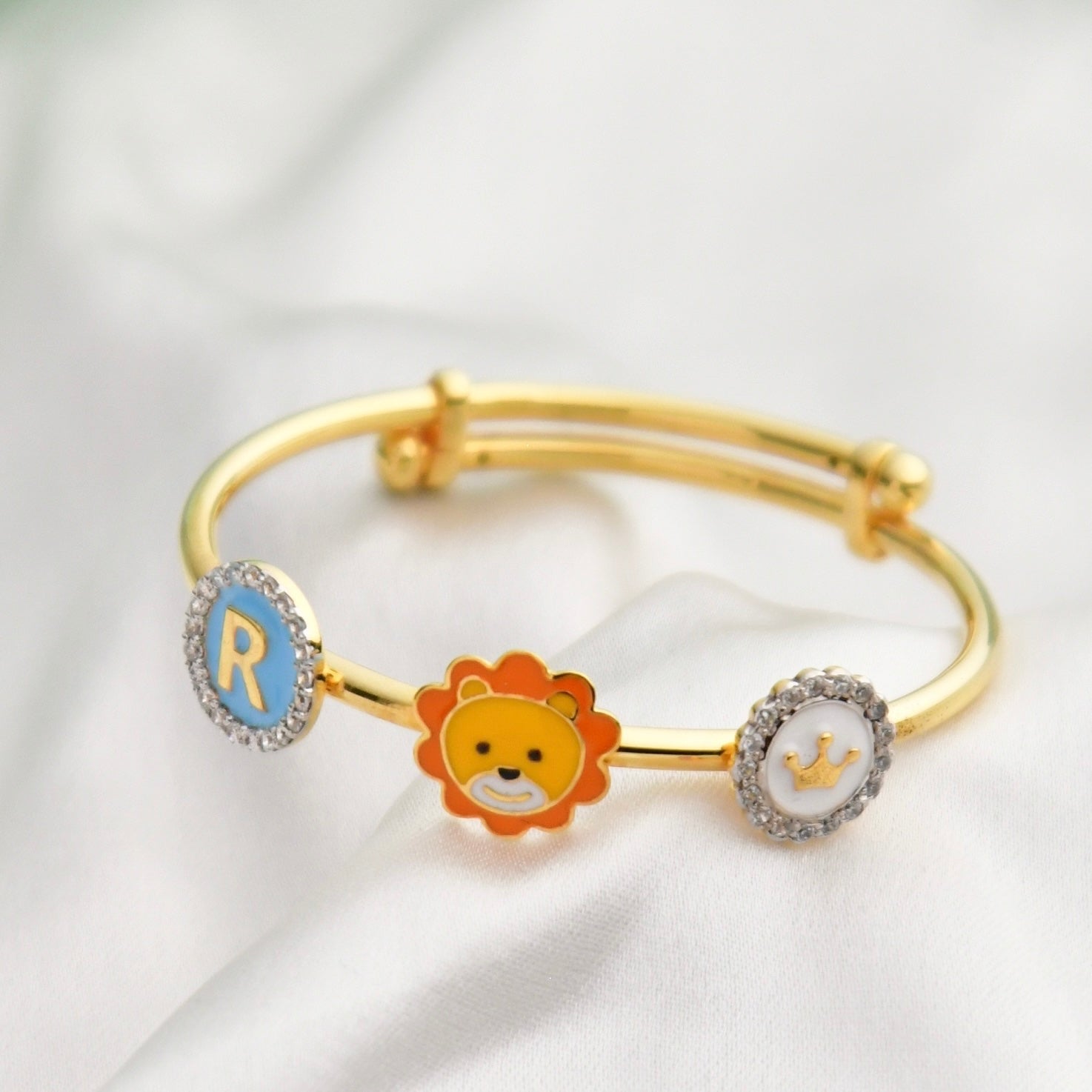 Wild Silver Adjustable Bangle for babies and kids — BIS Hallmarked 925 silver, by Rajasi Jindal