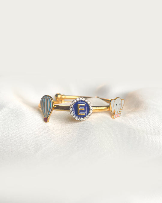 Fly high Silver Adjustable  Bangle