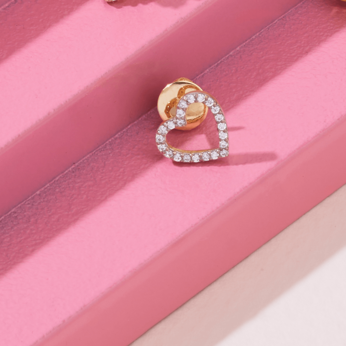 Heart Diamond Earrings
