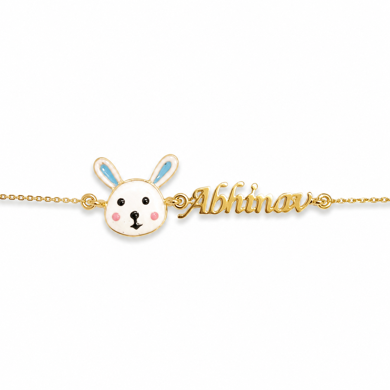 Name Customisation with Bunny Bracelet