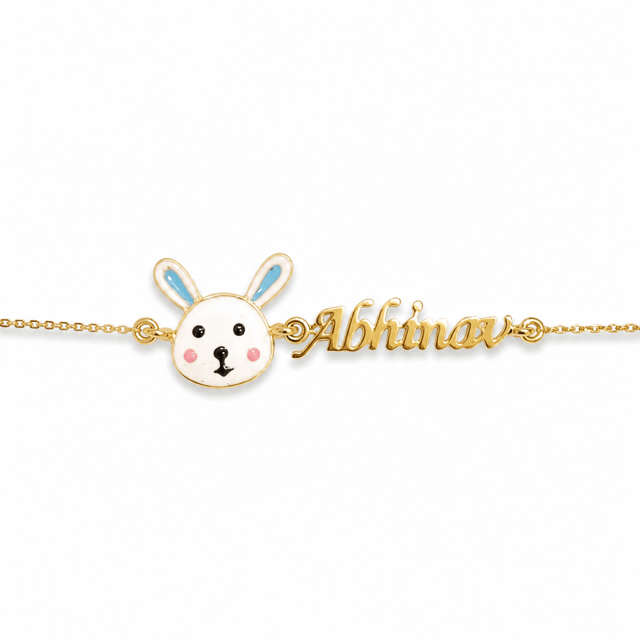 Name Customisation with Bunny Bracelet